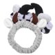 thumbnail image 4 of 2 diademas de vaca para lavarse la cara, diademas de maquillaje de spa, accesorios para mujer, 4 of 6