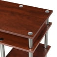 thumbnail image 5 of Convenience Concepts Designs2Go No-Tools Student Desk in Cherry Wood Finish, 5 of 7
