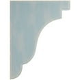 thumbnail image 3 of 1 3/4"W x 7 1/4"D x 9 1/2"H Bedford Wood Vintage Decor Bracket, Driftwood Blue, 3 of 6