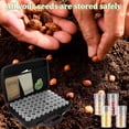 thumbnail image 3 of HLONK Garden Seed Storage Organizer Box - 60 Slots Seeds Organizer with Foam Insert Plastic Storage Containers Label Stickers Seed Envelopes Plant Tags Funnel  Vegetable Seed Storage Case, 3 of 10