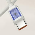 thumbnail image 2 of RYUJNDK USB to USB C Charging Cable Cord 66W Fast Charging and Data Transfer for Type C Interfaces Phones Laptops White, 2 of 8