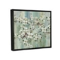 thumbnail image 3 of Stupell Industries Delicate Cherry Blossom Flowers Perched Birds Classic Painting Painting Jet Black Floating Framed Canvas Print Wall Art, Design by Nan, 3 of 6
