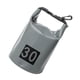 thumbnail image 4 of Bolsa impermeable tipo cubo, repelente al agua, bolsa seca moderna para acampar, rafting al aire libre, 30 l, color gris, 4 of 12