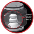 thumbnail image 1 of Air Lift Helper Spring Kit 88299 Load Lifter 5000 Ultimate; Air Spring With Internal Jounce Bumper; Frame Mount; Upto 5000 Pounds Of Leveling Capacity; Air Adjustable From 5 To 100 PSI; Rubber, 1 of 3