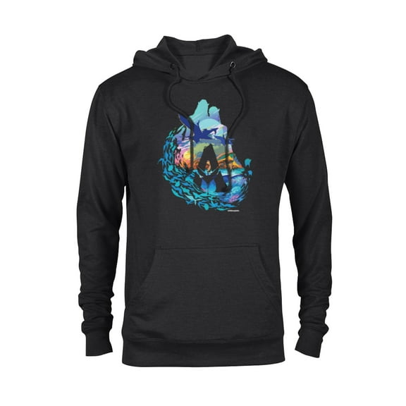 Avatar: The Way of Water Above and Below the Waves - Pullover Hoodie for Adults - Customized-Black