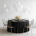 thumbnail image 6 of Cheapark Round Party Tablecloth Large Size Festive Table Cover 82.68 Inch Diameter Soft Fabric Table Cover For Home Gathering Party Daily Festival Dining Table Layout Decor Gift, 6 of 6