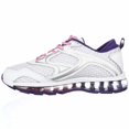 thumbnail image 4 of Womens Cheeks Air Trac Trainer Athletic Shoes - White/Pink/Purple, 4 of 6