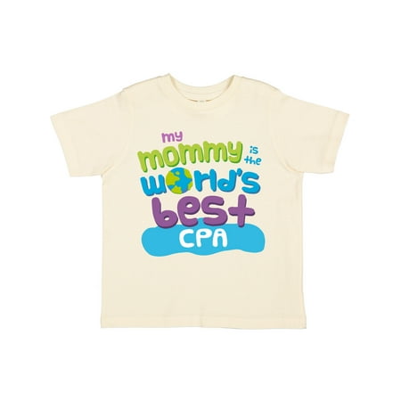

Inktastic CPA Mom quote Gift Toddler Boy or Toddler Girl T-Shirt
