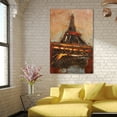 thumbnail image 4 of Empire Art "Eiffel Tower I" Mixed Media Iron Hand Painted 3D Wall Decor, 4 of 5