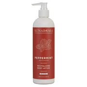 Sunaroma Lotion Peppermint 11.5 Ounce Pump (Revitalizing) (340ml)