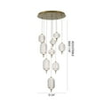 thumbnail image 6 of Bethel International LED Chandelier in Brass Color, 6 of 6