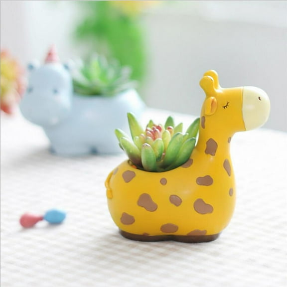 6 styles Ceramic Animal Succulent Planter Pots Desktop Flower Plant Pots Indoor, Home Decor Gifts