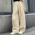 thumbnail image 5 of BLVB Girls Wide Leg Pants Lightweight Casual Elastic High Waist Summer Flowy Palazzo Pants Loose Trousers 5-16 Years, 5 of 6