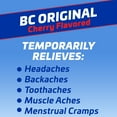 thumbnail image 5 of BC Powder Pain Reliever, Cherry Flavor Aspirin Dissolve Packs, Body Aches & Pains Relief, 24 Ct, 5 of 19
