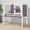 Gray (AIR53), variant on Aivituvin Indoor Rabbit Hutch Guinea Pig Cages with Chew-Proof Ramp, 2-Story Wooden Bunny House with Pull-Out Tray & Leakproof PVC Layer, Small Animal Cage with Detachable Legs