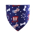 thumbnail image 5 of Patriotic Pet Bandana Star Print Trianglular Bandana for Pets, Fourth Of July Festive Wear Bibs, 5 of 9