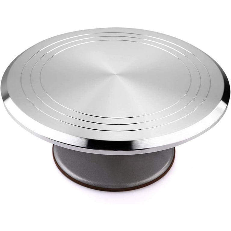 Cake Stand, Rotating Cake Stand For Decorating, 6-12 Inch Stainless Steel  Pastry For Display Serving, Kitchen Cake Decorating