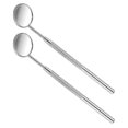 thumbnail image 1 of 2 espejos de maquillaje desmontables para extensiones de pestañas, color plata., 1 of 3