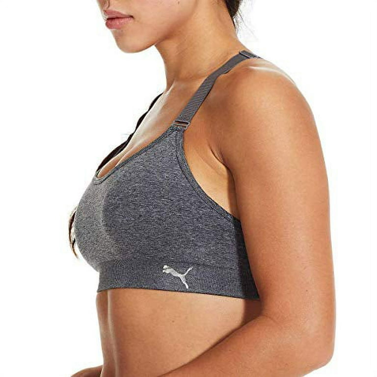 Puma Women's Strappy Sports Bra Removable Cups Low Support