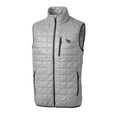 thumbnail image 2 of Men's Cutter & Buck Gray Tennessee Titans Big & Tall Rainier PrimaLoft Eco Insulated Full-Zip Puffer Vest, 2 of 3
