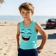 thumbnail image 2 of Niños Pequeños Camisola sin Mangas Gradiente Suave Impresión Moda Lindo Fondo para Niños 3-15 Años, 2 of 6