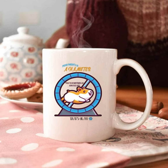 Funny Hamster Coffee Mug, Hamster , Proud Parents Mug, Funny Coffee Mugs, Hamster Mom Mug, Hamster Dad. 419241
