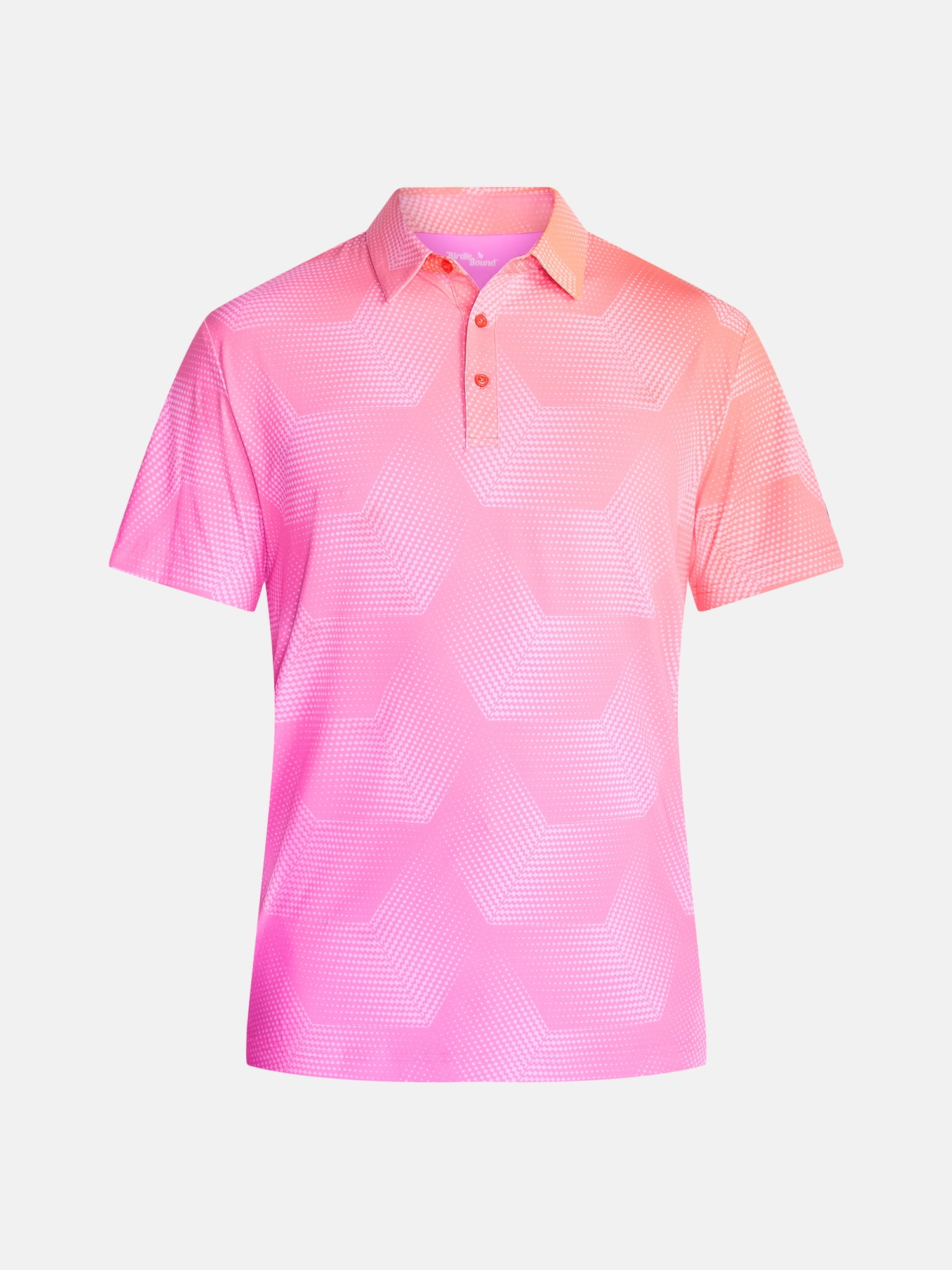 Birdie Bound Men's and Big Men's Ombre Golf Polo Shirt, Sizes XS-4XLT