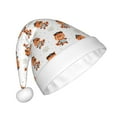 thumbnail image 2 of Fuzoiu Cute Little Pirate Red Panda Print Santa Hat Christmas Hat for Adults,Santa Hats with Pompom, Unisex Xmas Holiday Hat for Christmas New Year Festive Party Supplies, 2 of 6