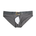 thumbnail image 3 of PEASKJP Briefs for Men Soft Moisture-wicking Man Briefs,Grey S, 3 of 3