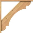 thumbnail image 3 of Ekena Millwork 3 1/2"W x 40"D x 40"H Olympic Block Smooth Bracket w/ Offset Brace, Western Red Cedar, 3 of 25