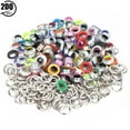thumbnail image 2 of Arandela De Metal, Lavadora De 200 Piezas Colorida De 8 Mm/10 Mm, Apariencia Hermosa, Botón De Ropa De Bricolaje Para Zapatos De Vestir Zapatos, 2 of 7