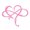 Pink, variant on Clearance! Nomeni Room Decor Infinite Heart Art Home Window Glass Living Room Sticker Wall Sticker Decoration Ornament Pink