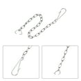 thumbnail image 3 of Unique Bargains Toilet Handle Chain, 6 Pack Stainless Steel Universal Toilet Flapper Lift Chain, 3 of 6