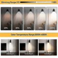 thumbnail image 4 of 2-Pack E27 Rechargeable LED Bulbs with 3 Color Temperatures, Remote Control and Timer Function for Home Desk Lamps, 4 of 4