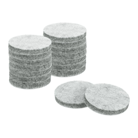 Furniture Sliders, Round Self Adhesive Felt Furniture Pads, Floor Protectors for Furniture Feet Hardwood Floors 1.5" 16Pcs
