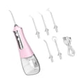 thumbnail image 2 of sweethay Irrigador bucal USB Recargable Flosser de agua Chorro de agua dental portátil 350ML Tanque de agua Limpiador de dientes a prueba de cuidado de los oídos Rosa, 2 of 6