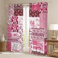 thumbnail image 2 of Homewish Western Cowgirl Boots Black Out Curtains,Rustic Bull Skull Curtains Pack of 2 (42x63 Each),Retro Horseshoe Bedroom Curtains For Girls Boys,Microfiber Bedroom Decor, 2 of 6