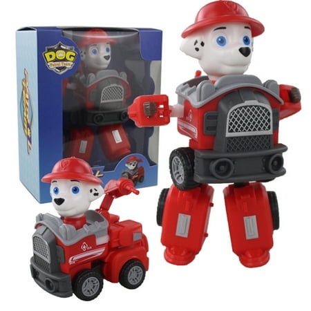 Children Cartoon Car for Paw Patrol Figure Chase Rocky Marshall Rubble