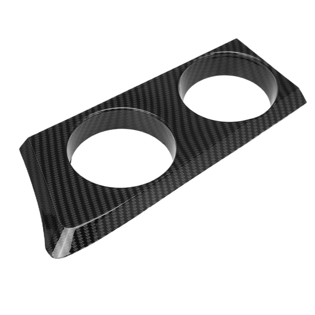 Center Console Holder, Front Console Bracket Stylish Beautiful For Car Modification Carbon Fiber Style,Glossy Black