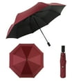 thumbnail image 6 of Joernso Umbrella Strong 3 Folding Plastic Fabric Outdoor Durable Windproof Umbrella for Shopping, 6 of 8
