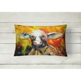 thumbnail image 2 of Carolines Treasures MW1225PW1216 Another Happy Cow Fabric Decorative Pillow  12H x16W multicolor, 2 of 3