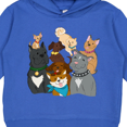 thumbnail image 3 of Inktastic Happy Dog Family Toddler Hoodie, 3 of 4