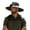 Army Green, variant on Extra Wide Brim Solar Fan Hat, Mens Fishing Hiking Hat, Neck Flap Sun Hat, Solar Powered Cooling Cap Fisherman Hats,Color:Army Green