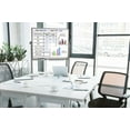 thumbnail image 5 of Luxor Magnetic Ghost Grid Rolling Whiteboard, 48" x 36", Silver Aluminum Frame, 5 of 6
