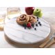 thumbnail image 4 of Plato para servir Creative Home Natural Marble Stone Lazy Susan, 4 of 7