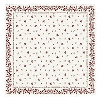 Heritage Lace CT-3636IR Christmas Time 36 x 36 Table Topper - Ivory & Red