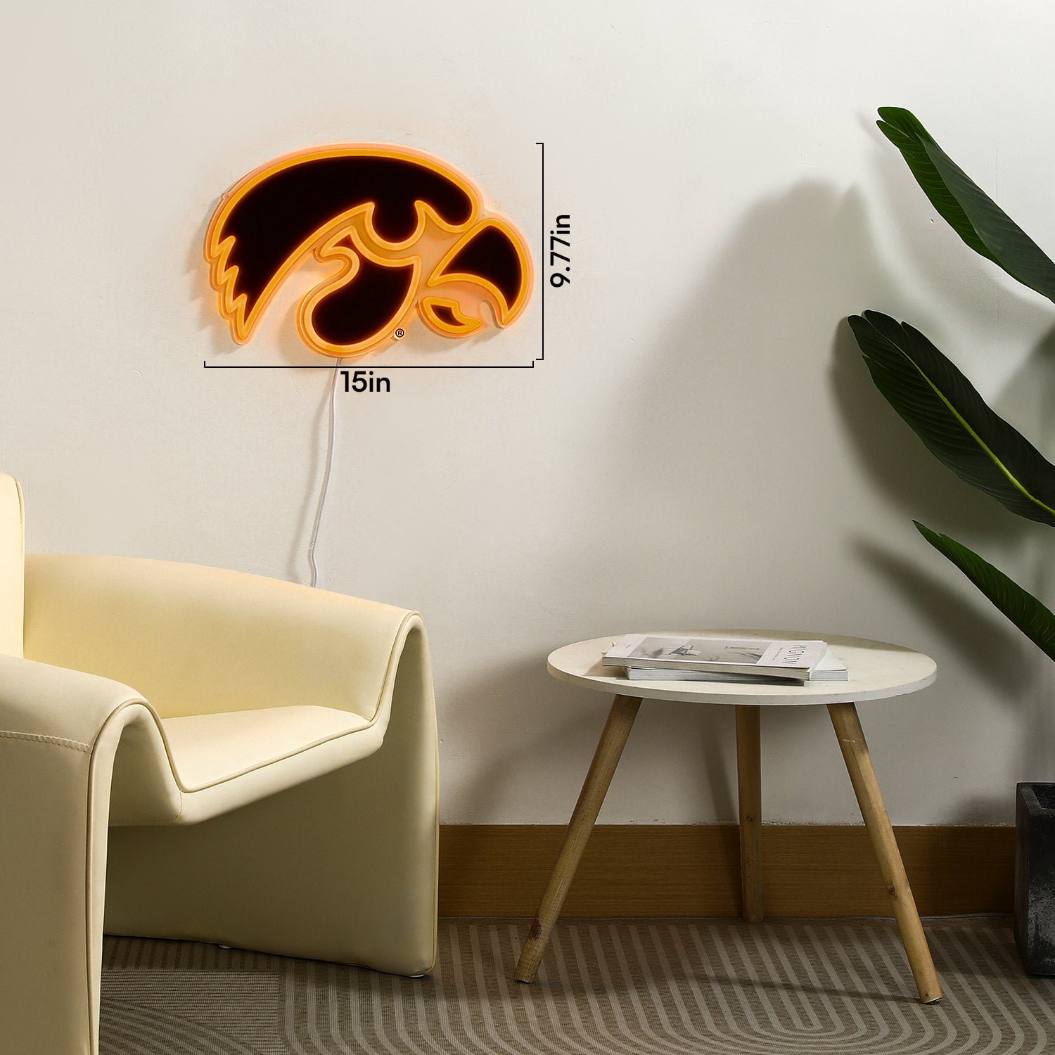 Iowa Hawkeyes LED Neon Sign