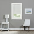 thumbnail image 3 of Achim GII Morningstar Indoor Cordless Vinyl Light Filtering Window Mini Blind, Pearl White, 48" L x 31" W, 3 of 3