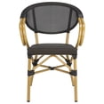 thumbnail image 3 of Safavieh Burke Outdoor Patio Stacking Arm Chair, Set of 2 - Black, 3 of 10