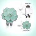 thumbnail image 1 of Golf Ball Marker Golf Cap Clips With Magnet Mark Golf Ball Position Removable Metal Petal Pattern Drop Ship Golf Accessories Green Peach Blossom, 1 of 6